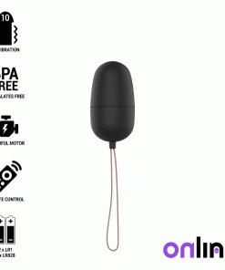 ONLINE - HUEVO VIBRADOR CONTROL REMOTO M NEGRO