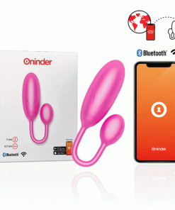 ONINDER - DENVER HUEVO VIBRADOR ROSA 7 X 2.7 CM - APP GRATUITA