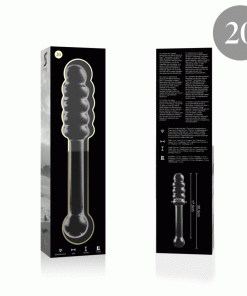 NEBULA SERIES BY IBIZA - MODELO 20 DILDO CRISTAL TRANSPARENTE 20.5 CM -O- 3 CM