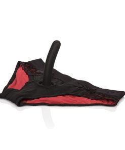 CALEXOTICS - SCANDAL SET DE BRAGUITAS ROJAS CON DILDO TALLA S/M