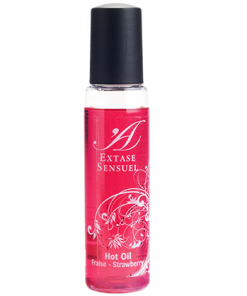 EXTASE SENSUAL - ACEITE ESTIMULANTE FRESA VIAJE CALOR 35 ML