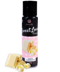 SECRETPLAY - GEL SWEET LOVE CHOCOLATE BLANCO 60 ML